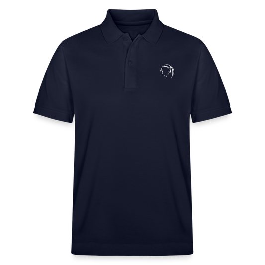 Mens Blue Bear Polo - navy