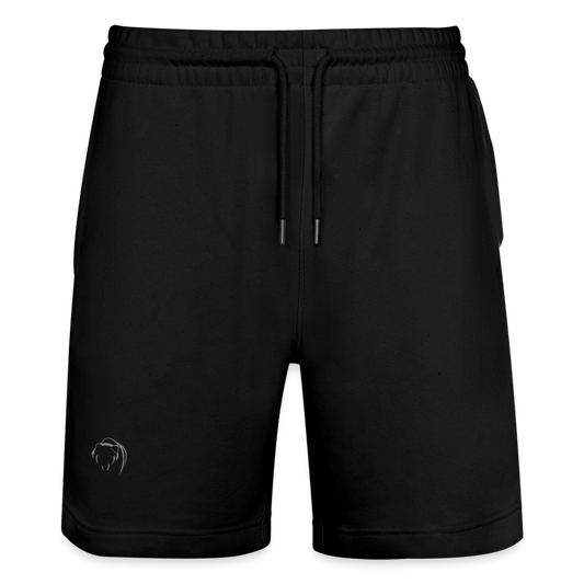 Mens Black Bear Training Shorts - black