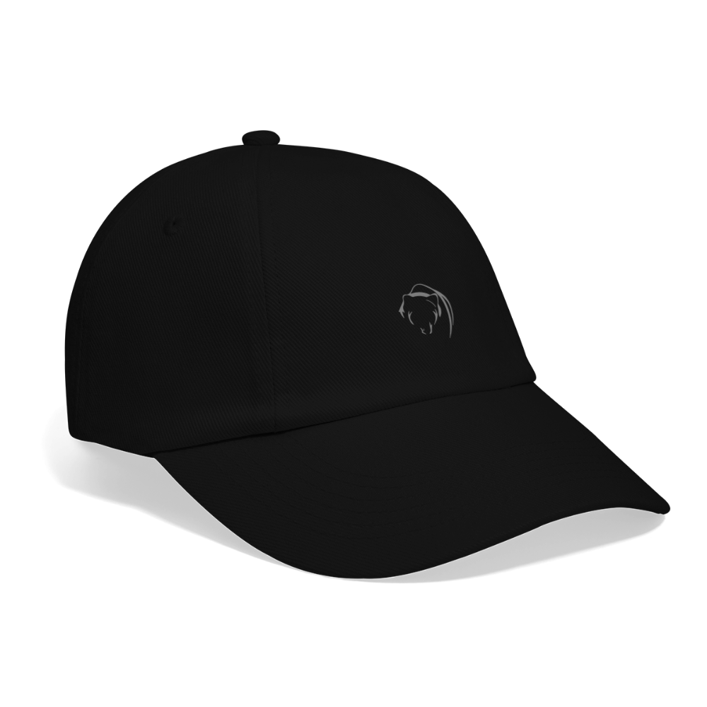 Black Bear Baseball Cap - black/black