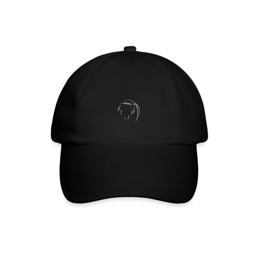 Black Bear Baseball Cap - black/black