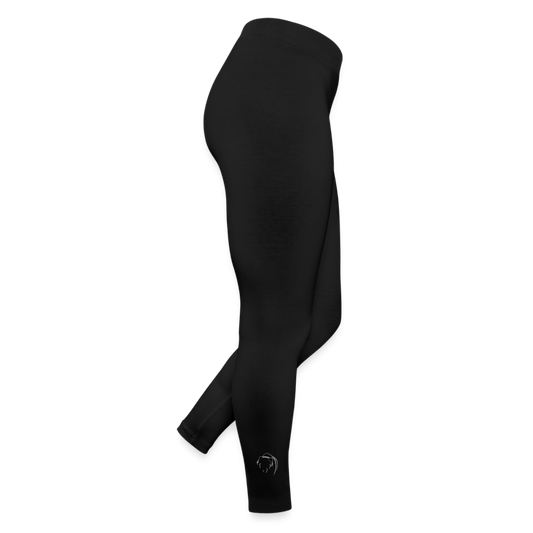 Womens Black Bear Training Leggings - black